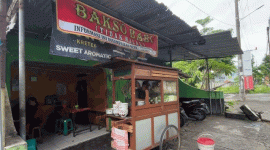 Foto : Bakso babi di Ngestiharjo, Kasihan, Bantul, Senin (Dok : Pradito Rida Pertana/detikJogja)