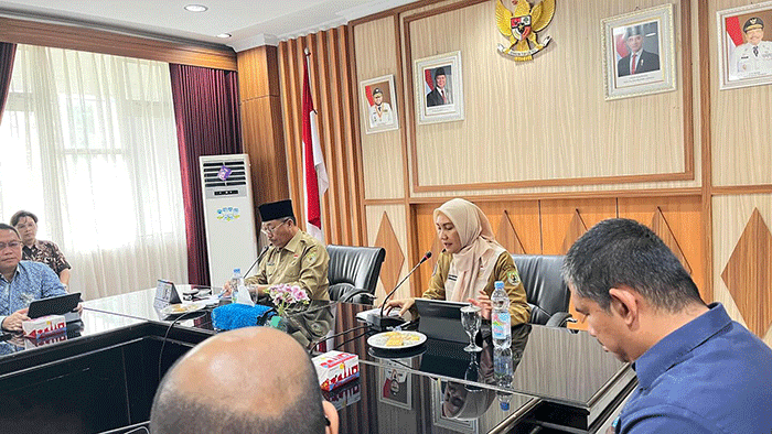 Foto : Rapat Koordinasi Teknis Pengelolaan Kawasan Industri Pulau Baai yang berlangsung di Ruang Rapat Merah Putih, Selasa 21 Oktober 2025 (Dok : Media Cente Pemprov Bengkulu