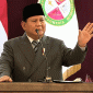 Foto : Presiden Prabowo Sedang Pidato (Dok : Kompas.com)