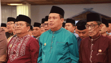 Foto : Wakil Bupati Tanjung Jabung Barat Katamso Hadir di Paripurna Hut Kabupaten Bungo Ke-60 ,Minggu 19 Oktober 2025 (Dok :Prokopim Tanjab Barat)