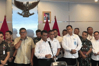 to: Menteri Pertanian Andi Amran Sulaiman dalam rangka 1 Tahun Kinerja Pembangunan Pertanian pada Pemerintahan Presiden Prabowo Subianto, Kamis (22/10/2025) di gedung Kementan, Jakarta. ( Dok : CNBC Indonesia/Martyasari Rizky)

