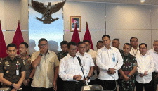 to: Menteri Pertanian Andi Amran Sulaiman dalam rangka 1 Tahun Kinerja Pembangunan Pertanian pada Pemerintahan Presiden Prabowo Subianto, Kamis (22/10/2025) di gedung Kementan, Jakarta. ( Dok : CNBC Indonesia/Martyasari Rizky)

