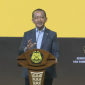 Foto: Menteri ESDM, Bahlil Lahadalia saat menyampaikan paparan dalam MINERBA CONVEX 2025 di Jakarta, Rabu (15/10/2025). (Tangkapan Layar Youtube/KementerianESDM)

