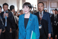 Foto : Politikus ultra-konservatif Sanae Takaichi resmi menjadi Perdana Menteri Jepang baru pada Selasa (21/10). (Dok: AFP/KAZUHIRO NOGI)