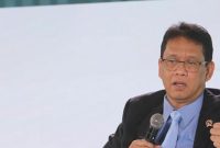 Foto: Menteri Keuangan RI, Purbaya Yudhi Sadewa saat menyampaikan paparan dalam acara Sarasehan 100 Ekonom di Menara Bank Mega, Jakarta, Selasa 28 Oktober 2025  (Dok CNBC Indonesia/Faisal Rahman)