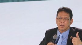 Foto: Menteri Keuangan RI, Purbaya Yudhi Sadewa saat menyampaikan paparan dalam acara Sarasehan 100 Ekonom di Menara Bank Mega, Jakarta, Selasa 28 Oktober 2025  (Dok CNBC Indonesia/Faisal Rahman)