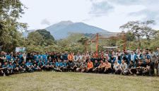 Foto : Visitor center jalur pendakian Gunung Kerinci Solok Selatan (Dok : Facebook Bupati Sol Selatan Khairunnas)