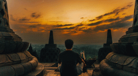 Foto : Wisata Sunrise Candi Borobudur (Dok : PT Taman Wisata Candi Borobudur)