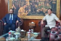Ketua NasDem Surya Paloh Bertemu Menteri Pertahnan Sjafrie Samsudin,Rabu 15 Oktober 2025 (Dok : tribun vidio)