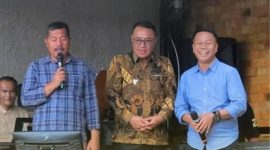 Foto : Bupati Monadi,Wako Alfi dan Sekda Alfian 