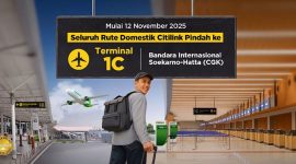 Foto : Mulai Tanggal 12 November Penerbangan Domestik Citilink Akan Beroperasi di Terminal 1 C Bandara Soekarno-Hatta (Dok : Citylink)
