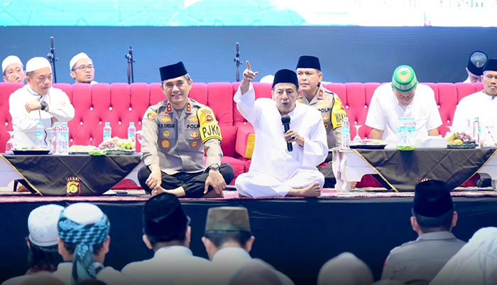 Foto : Silaturahmi Kebangsaan Habib Luthfi Bin Yahya di Polda Jambi
