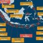 Foto : ilustrasi Peta Potensi Gempa Megathrust Mentawai,Selat Sunda dan Sumbawa (Istimewa)