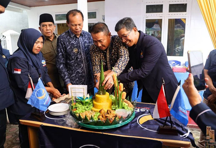 Foto : Walikota Sungai Penuh Alfin Menghadiri HUT Partai Nasdem Ke 14 
