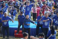 Foto : GubernurJambi dan Para Bupati Ikuti SDenam Sehat DPW PAN Jambi (Dok Pariwarajambi.com)