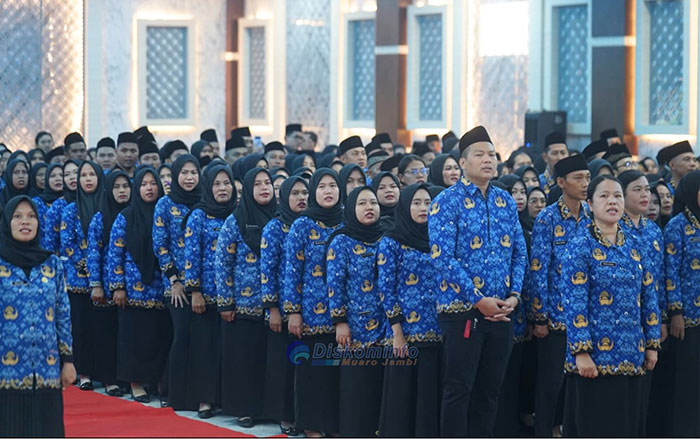 Foto : 473 PPPK Paruh Waktu Muaro Jambi Dikukuhkan (Dok : Diskominfo)