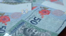 Foto : Mata Uang Ringgit Malaysia Pecahan 50 (Sumber : Freepik)