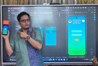 Foto : EWS Aplikasi Pendeteksi Dini Becana (Sumber : Humas)