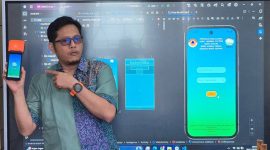 Foto : EWS Aplikasi Pendeteksi Dini Becana (Sumber : Humas)