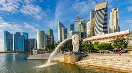 Foto : Ikonik Merlion Singapura (Dok Traveloka.com)