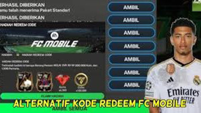 Walpaper Kode Redeem FC Mobile 