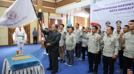 Pelantikan Pengurus KONI Kota Sungai Penuh periode 2025–2029 dihadiri Wali Kota Alfin