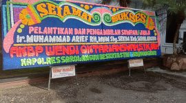 Karangan  Bunga Pelantikan Sekda Sarolangun 