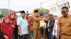 Wawako Sungai Penuh Azhar Hamzah lepas bantuan bencana Sumbar