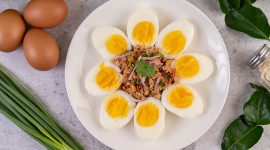 Ilustrasi Telur rebus