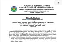 Seleksi JPT Pratama Sungai Penuh 2025: Ini Daftar ASN yang Lolos Administrasi