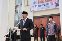 Wali Kota Alfin memimpin Upacara HAB ke-80 Kemenag 2026 di Sungai Penuh