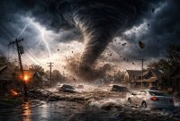 Ilustrasi Cuaca Ekstrim