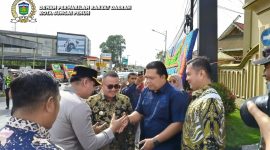 Suasana penyambutan Kapolres Kerinci baru dihadiri Forkopimda Sungai Penuh dan Kerinci