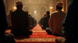 Ilustrasi Ketika Bulan Ramadhan di Masjid