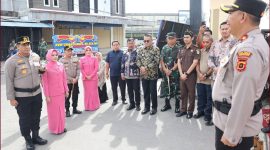 Penyambutan Kapolres Kerinci Yang Baru AKBP Ramdhanil
