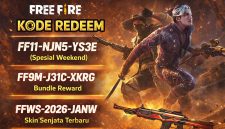 Kode Redem FF Terbaru 24 Januari 2026 