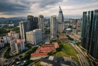 Fotage Kampung Kerinchi Malaysia Saat Ini