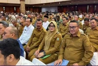 Walikota Sungai Penuh Alfin saat menghadiri Rapat Koordinasi Nasional di Gedung F Kementerian Pertanian RI Jakarta.