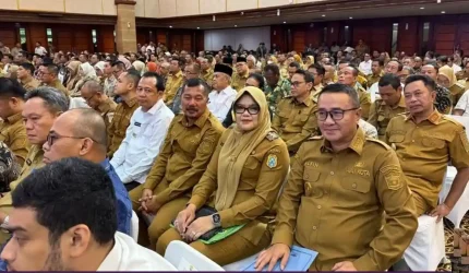 Walikota Sungai Penuh Alfin saat menghadiri Rapat Koordinasi Nasional di Gedung F Kementerian Pertanian RI Jakarta.