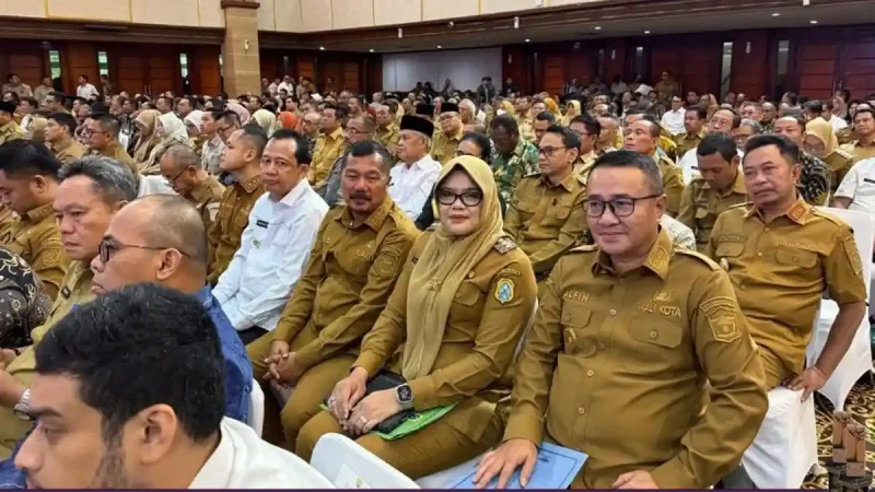 Walikota Sungai Penuh Alfin saat menghadiri Rapat Koordinasi Nasional di Gedung F Kementerian Pertanian RI Jakarta.