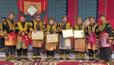 Gubernur Jambi Al Haris,Walikota Sungai Penuh Alfin dan Bupati kerinci Monadi Mendapat Gelar Adat Dari 5 Luhah Sungai Penuh