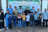 Khitan massal gratis PT Kerinci Merangin Hidro di kawasan PLTA Batang Merangin Kabupaten Kerinci.