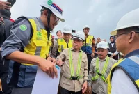 Bupati Kerinci bersama Gubernur Jambi Al Haris melakukan peletakan batu pertama pembangunan Gedung RSUD Kabupaten Kerinci pada Minggu 5 Juli 2026
