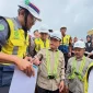 Bupati Kerinci bersama Gubernur Jambi Al Haris melakukan peletakan batu pertama pembangunan Gedung RSUD Kabupaten Kerinci pada Minggu 5 Juli 2026