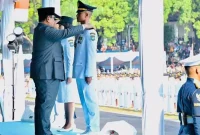 Presiden Prabowo Subianto melantik 1.204 Pamong Praja Muda Angkatan XXXIII IPDN Tahun 2026 di Kampus IPDN Jatinangor